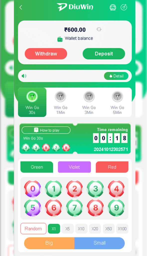 “Win Go on DIUWIN: Spin, Bet, and Win Instantly – Your Fast Track to Big Rewards! ⚡💰”插图1 diu win